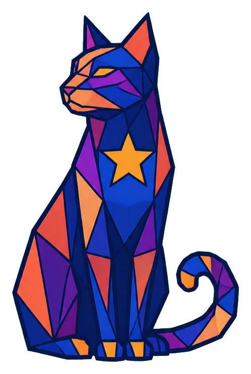 Preview for Cosmic Cat Zodiac Sticker