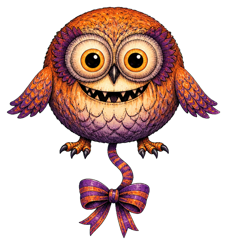 Preview for Ribbontail Owl Sticker