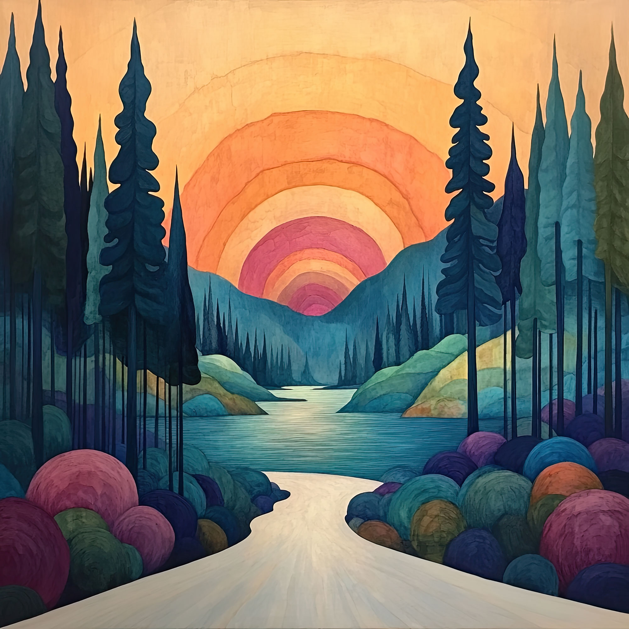 Preview for Serene-forest-landscape-nature-backdrop-background-a3c56