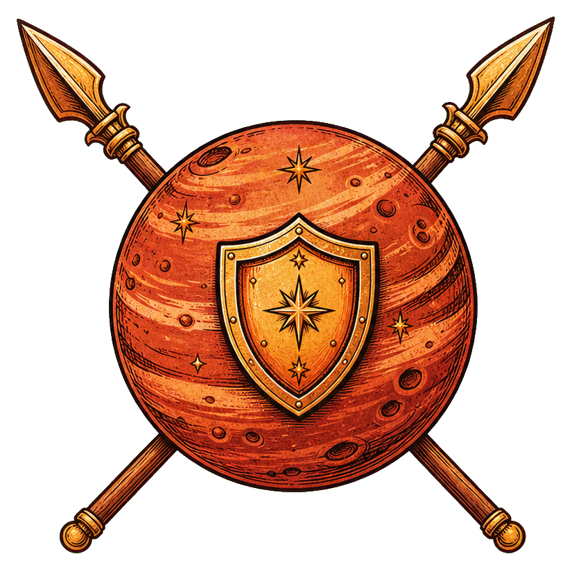 Preview for Mars Planet Sticker