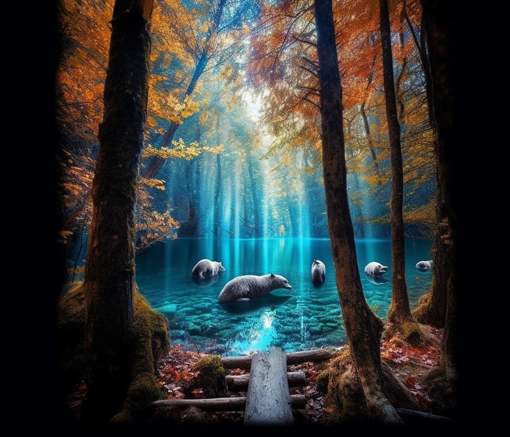 Preview for Mystical-forest-lake-scene-ai-images-background-2f3e3