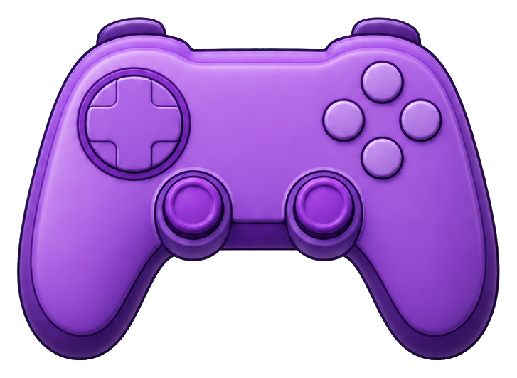 Preview for Purple Video Controller Sticker