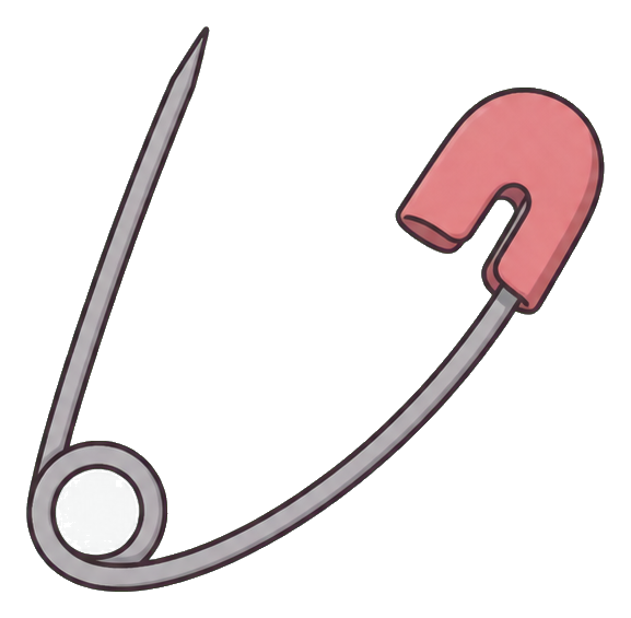 Preview for Safety Pin Sticker For Designs