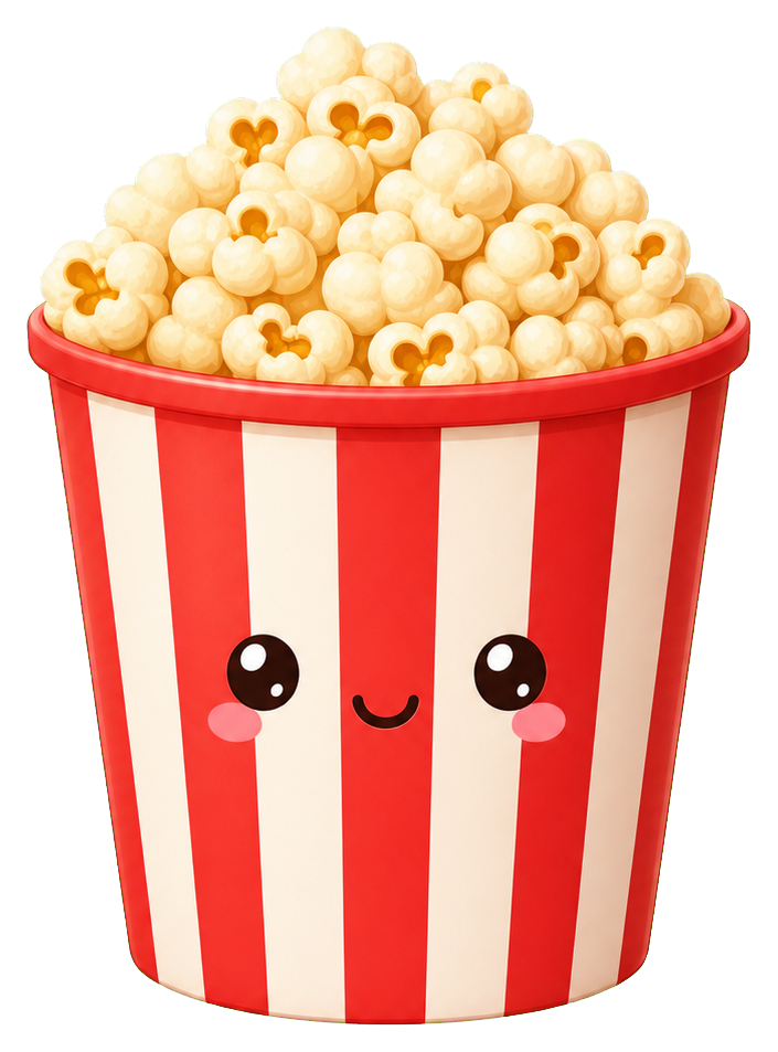Preview for Happy Popcorn Bucket Sticker