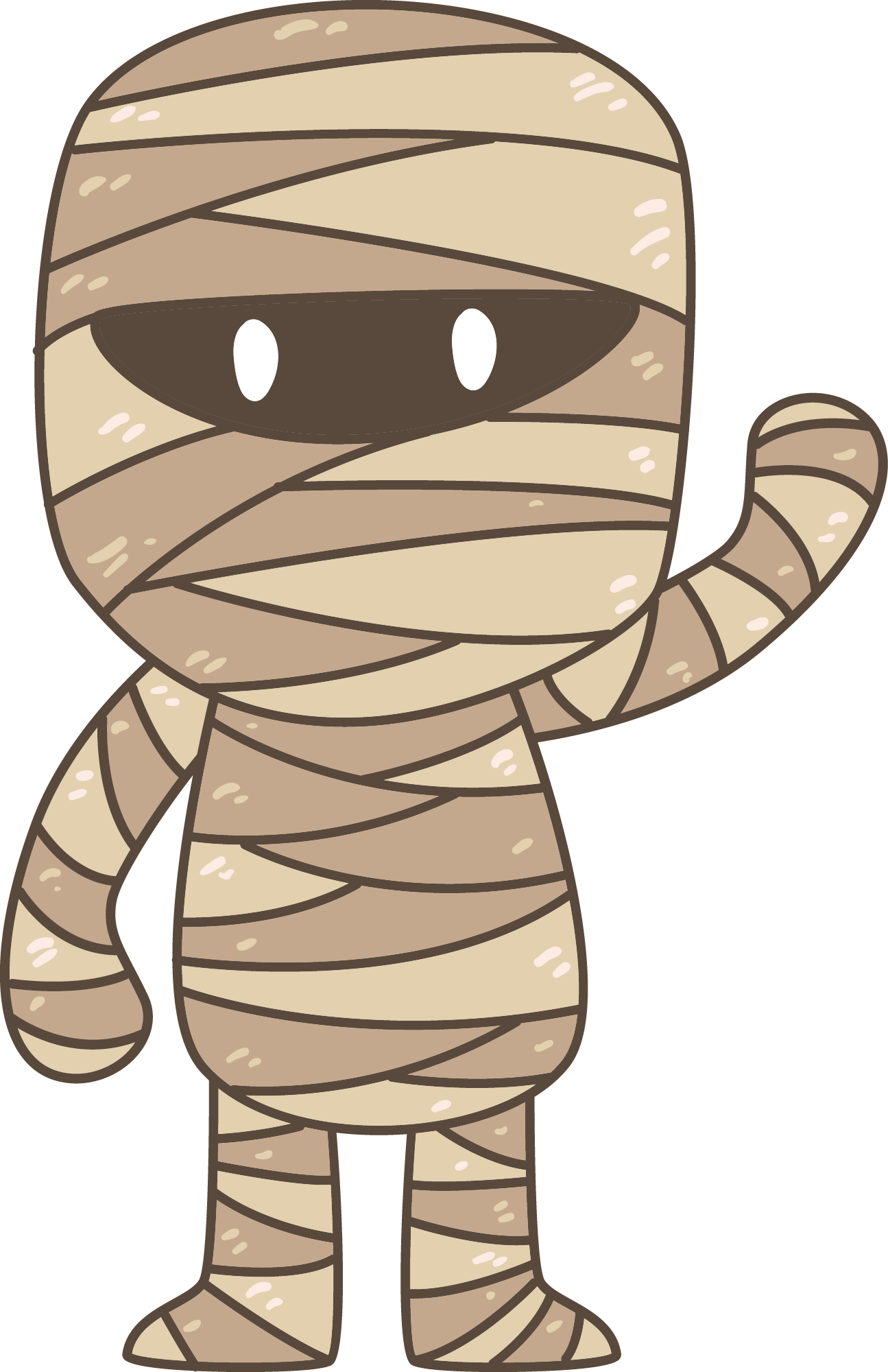 Preview for Cartoon-mummy-character-halloween-characters-sticker-06c76