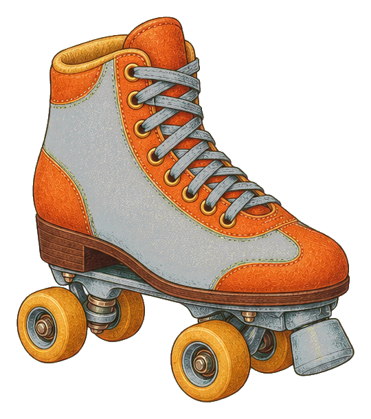Preview for Roller Skate Sticker Graphic