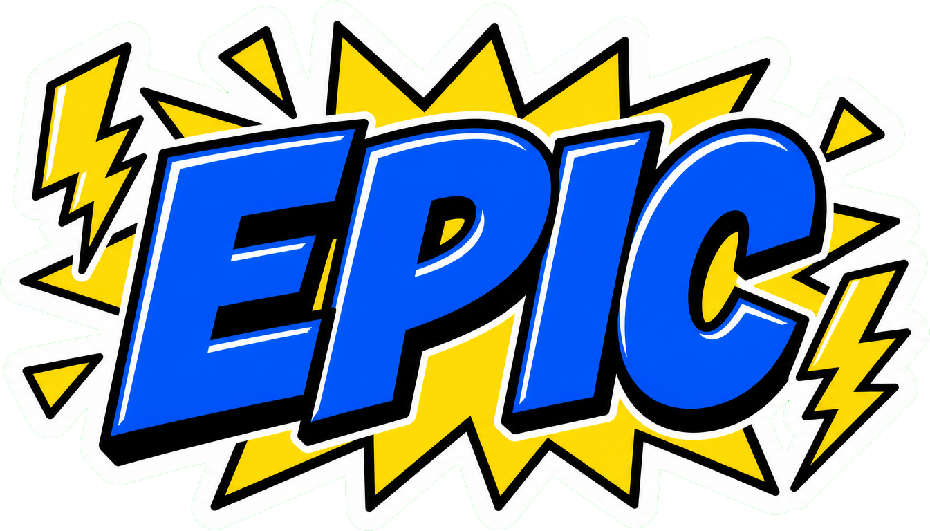 Preview for Epic Text Sticker Graphic