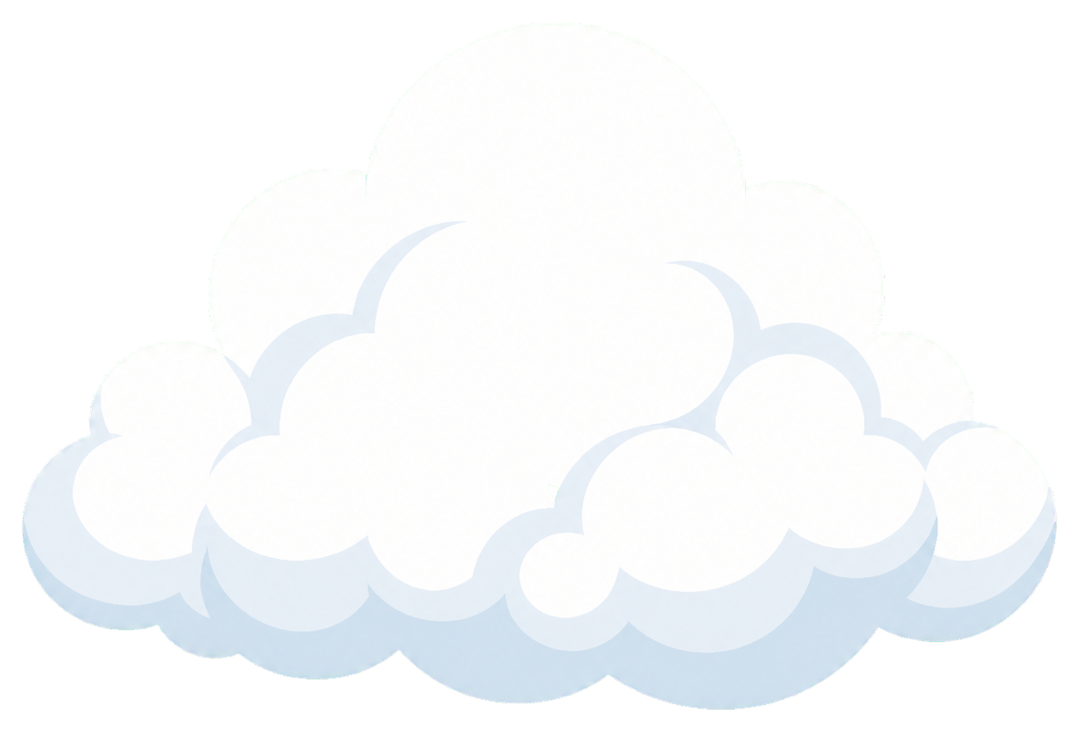 Preview for Flat Cartoon Cloud Sticker