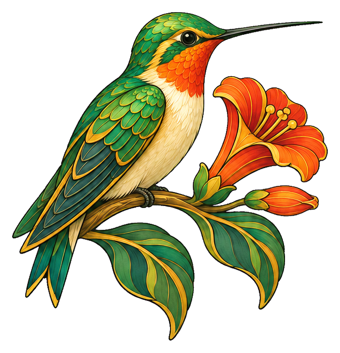 Preview for Perched Hummingbird