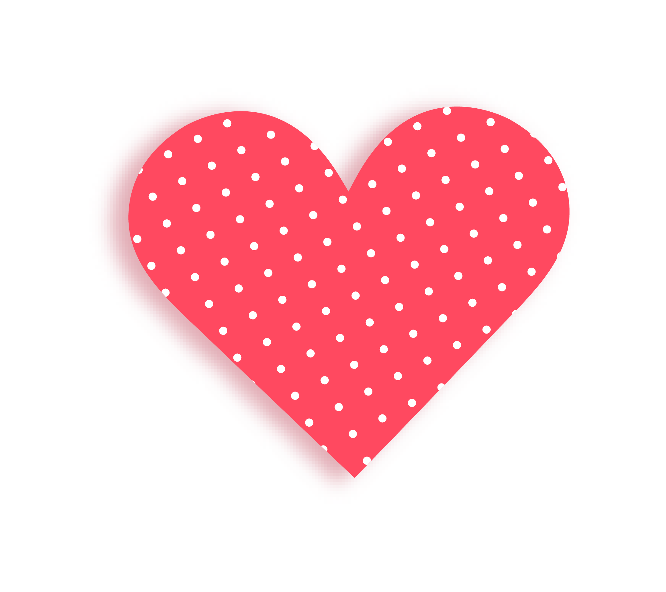Preview for Red-heart-icon-polka-dots-classic-hearts-sticker-5d78e