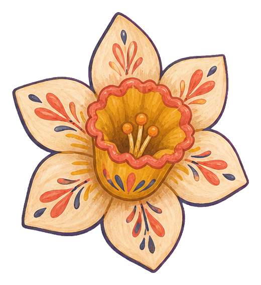 Preview for Double Daffodil Sticker Graphic