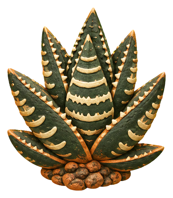 Preview for Sgraffito Desert Plants Haworthia
