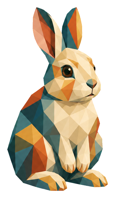 Preview for Low Poly Forest Animals Rabbit