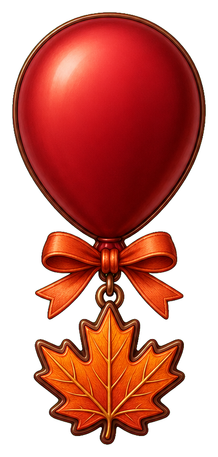 Preview for Fall Leaf Balloon Sticker