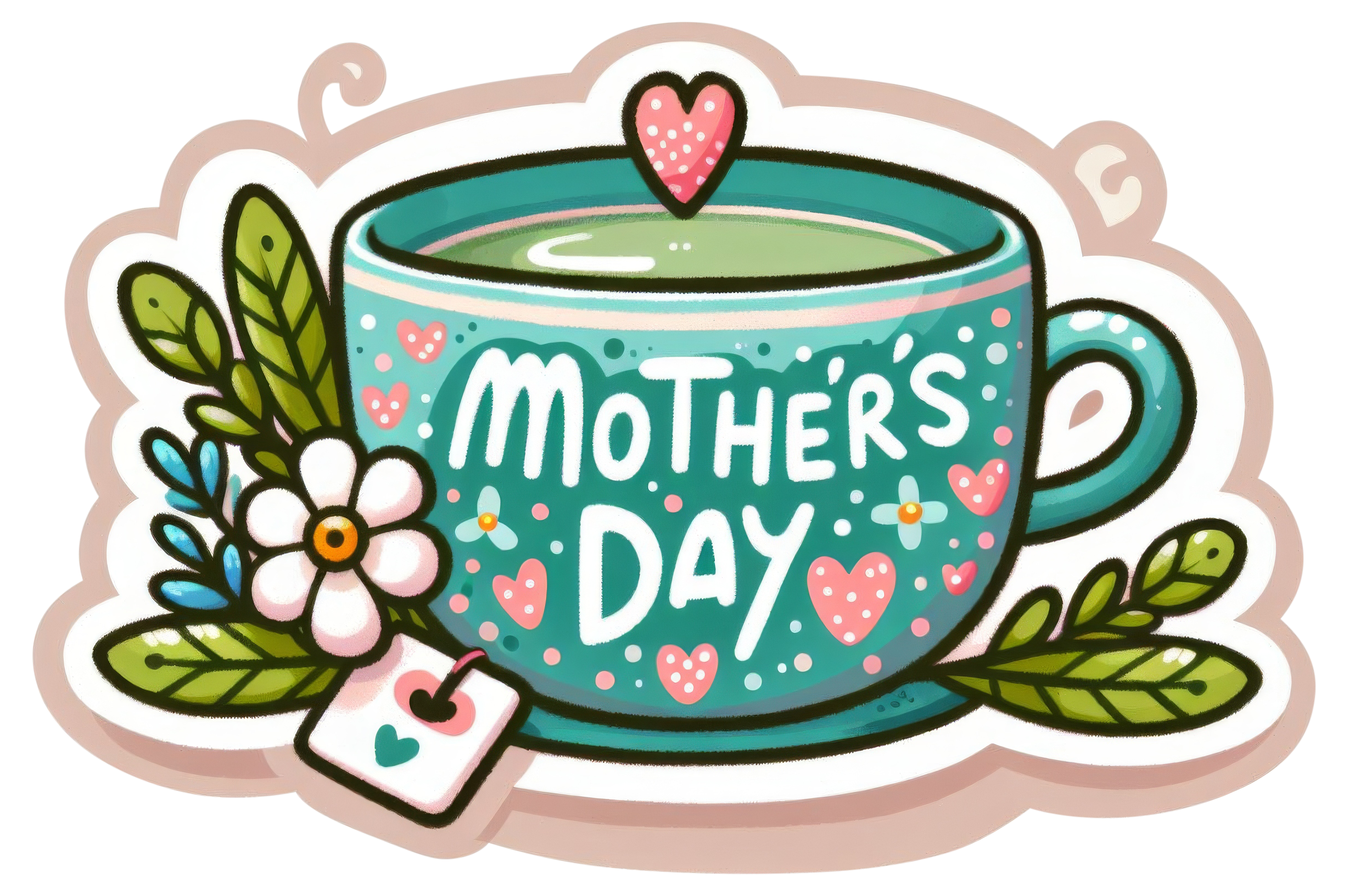 Preview for Mothers-day-tea-cup-illustration-sticker-2ea37