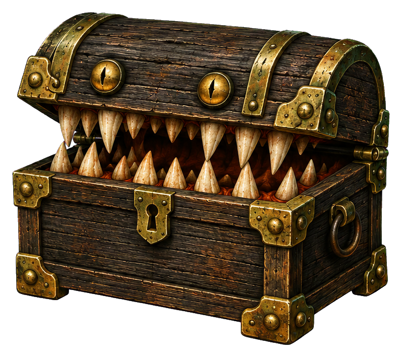 Preview for Fanged Attic Treasure Chest