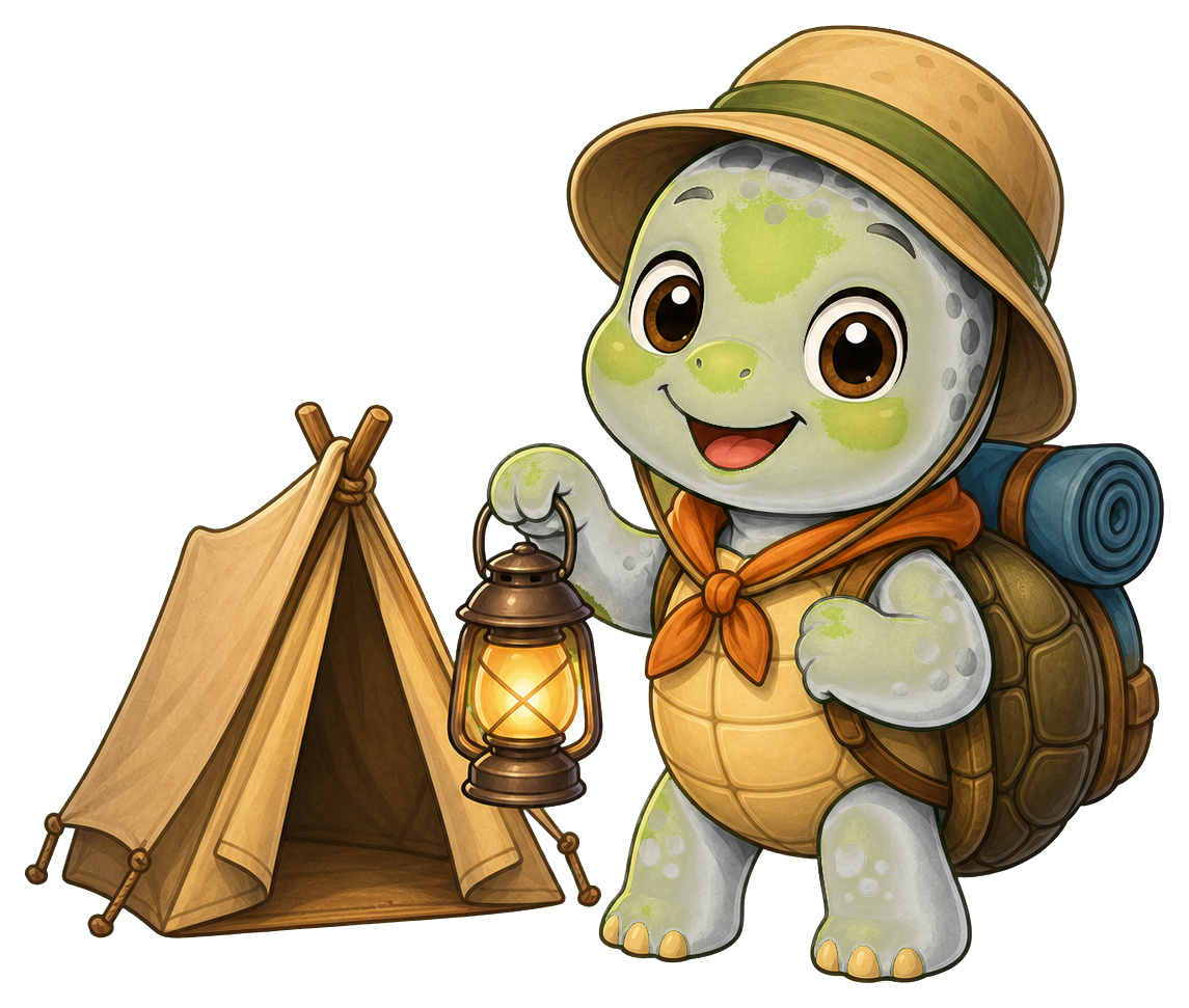 Preview for Turtle Camping Sticker