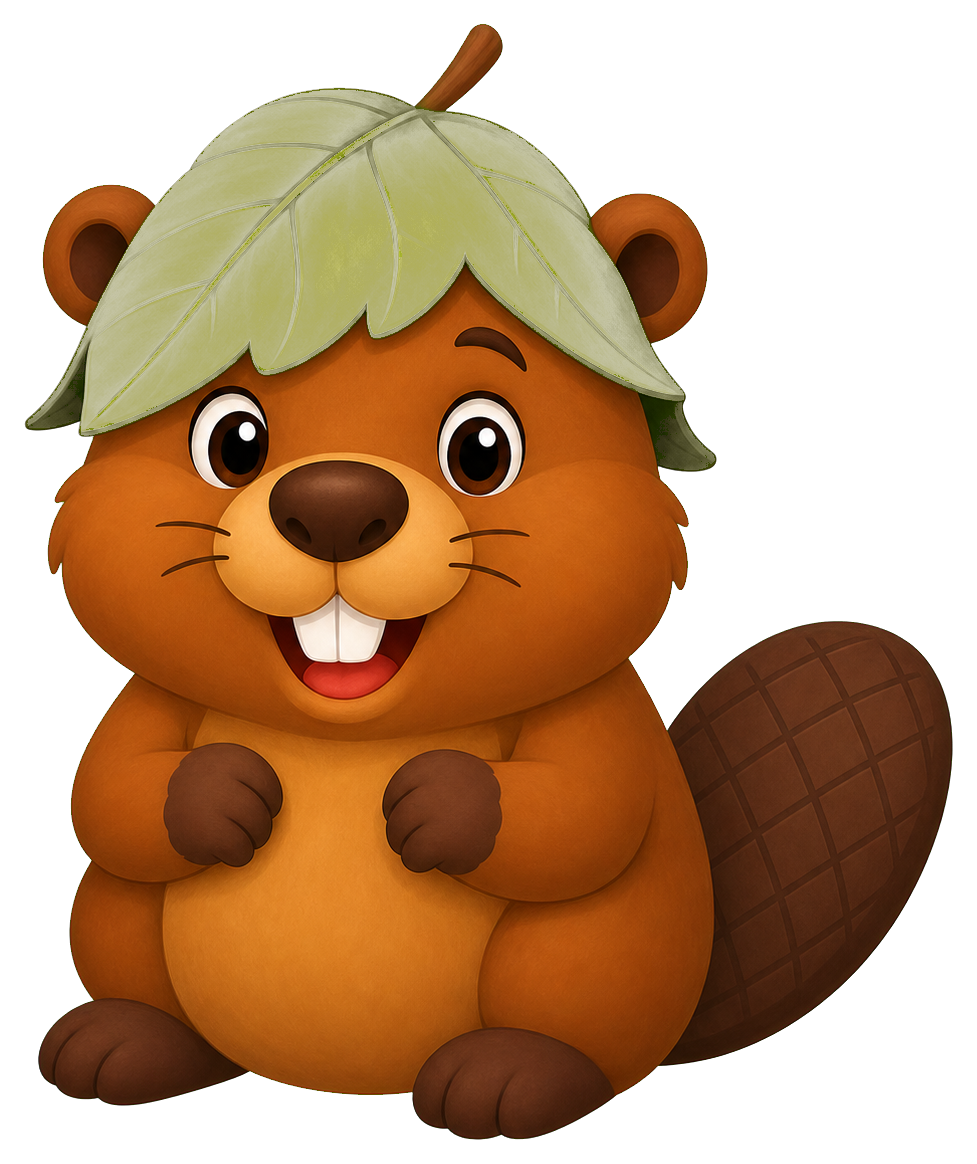 Preview for Beaver Leaf Hat Sticker