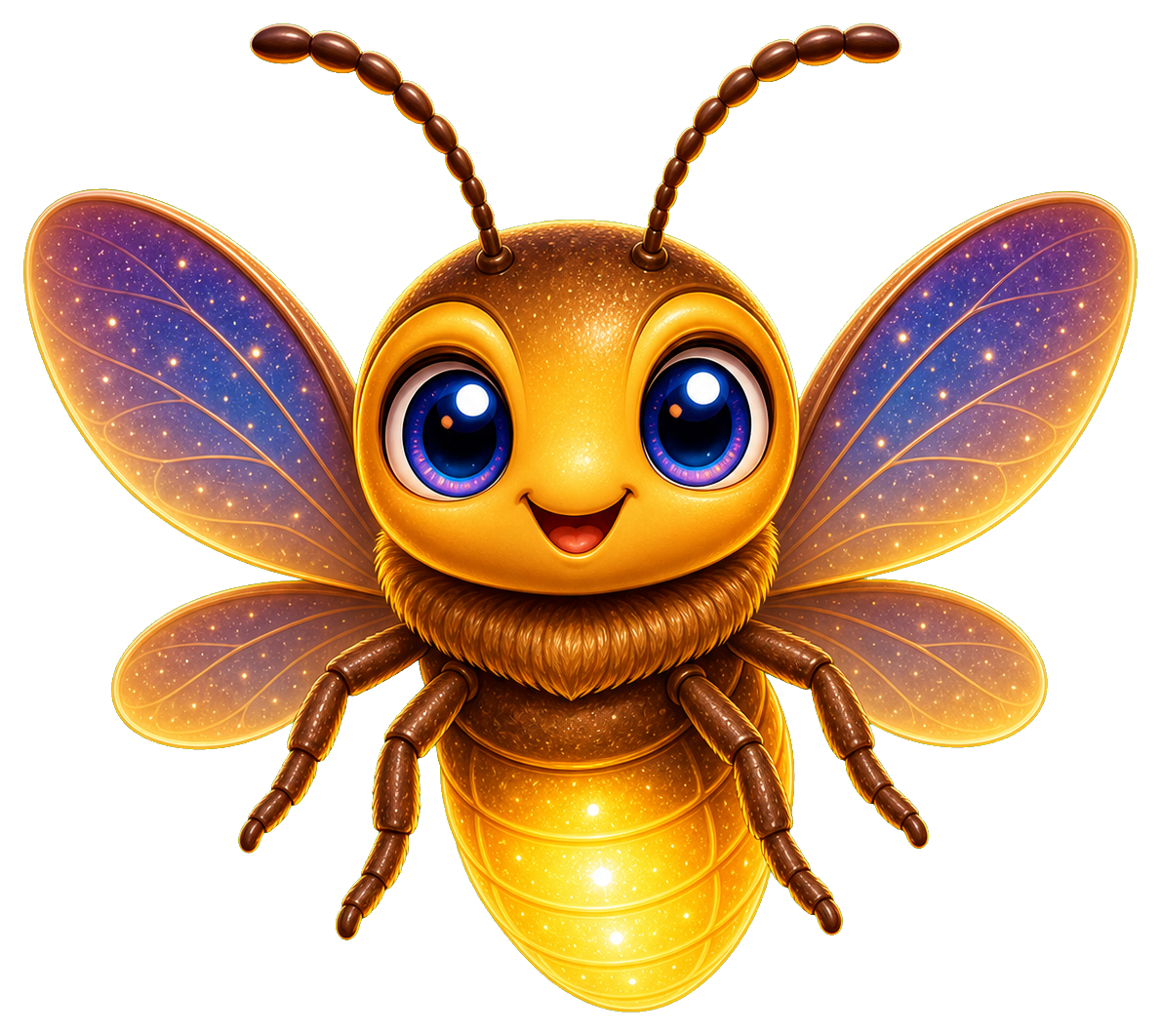 Preview for Cute Firefly Face Sticker