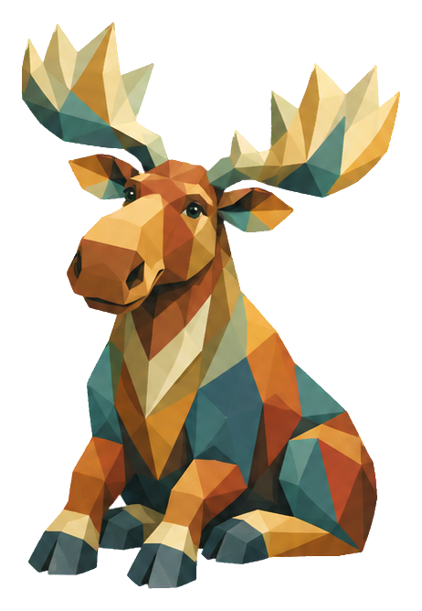 Preview for Low Poly Forest Animals Moose