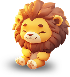 Preview for Cartoon-lion-illustration-animal-sticker-5b6f3