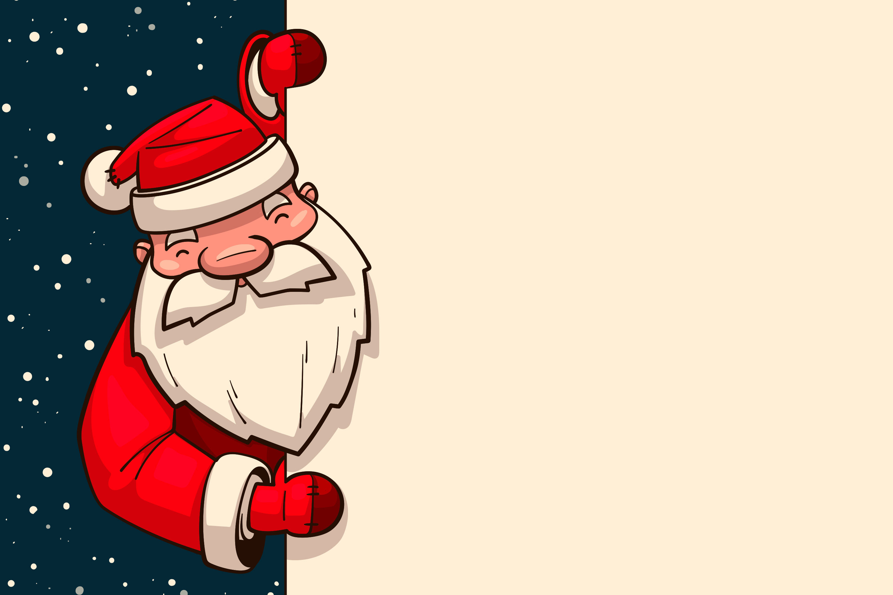 Preview for Santa-claus-template-christmas-background-12636