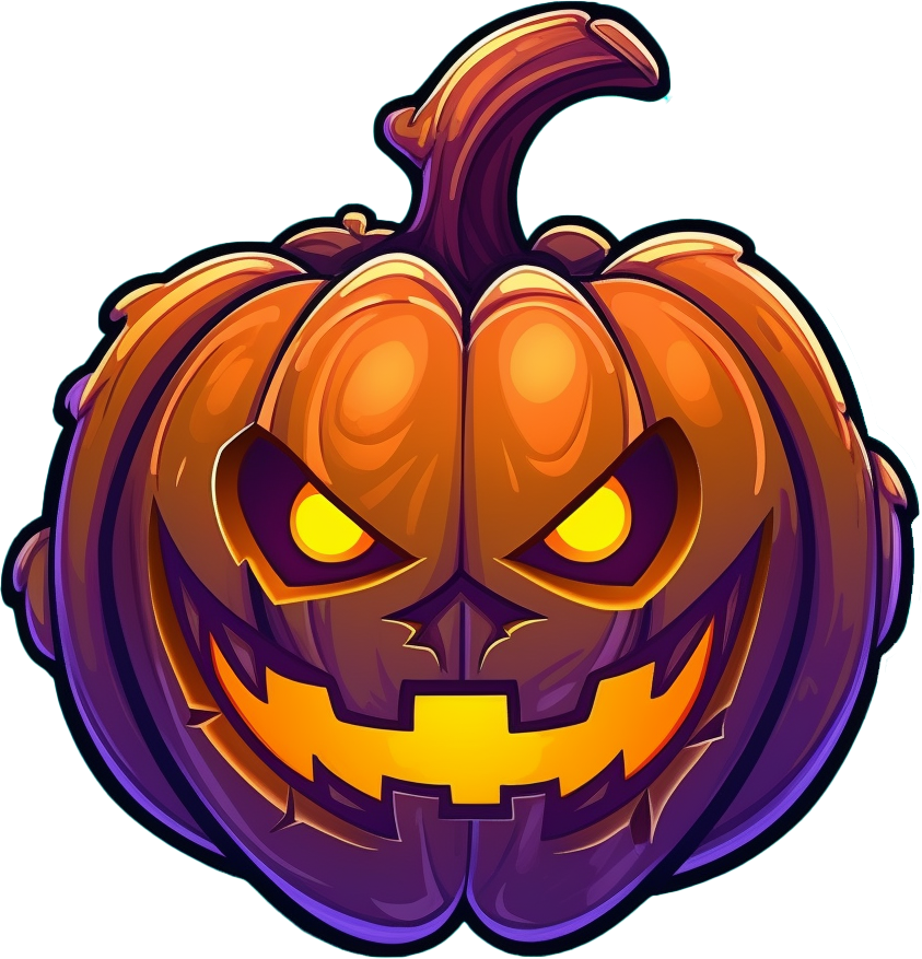 Preview for Halloween-jack-o-lantern-illustration-pumpkins-sticker-2398c