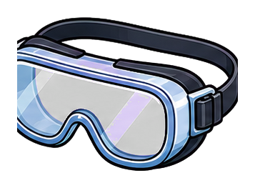 Preview for Safety Goggles Sticker Graphic For Science Designs