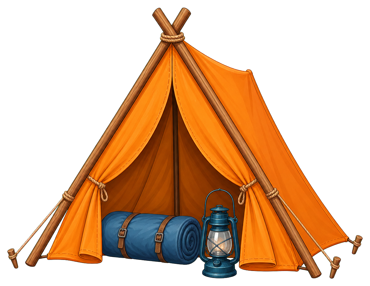 Preview for Camping Tent Sticker Graphic