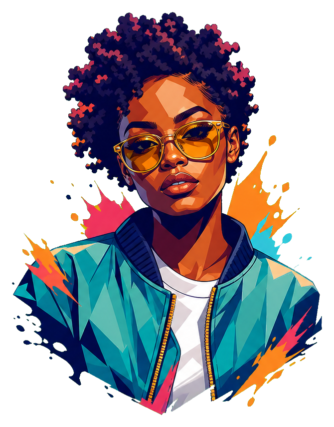 Preview for Natural Coils Performer Portrait Sticker