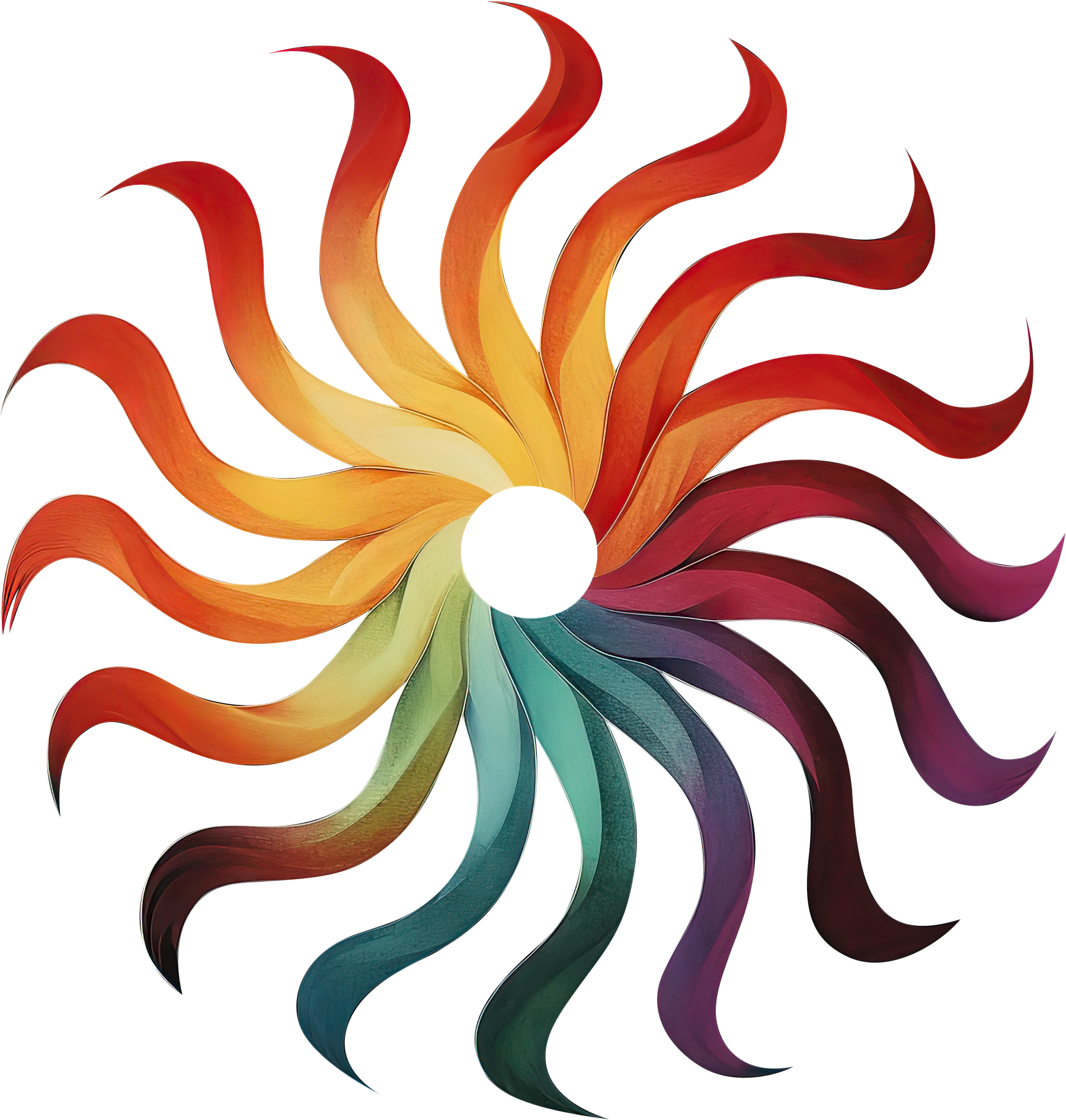 Preview for Vibrant-spiral-design-element-logo-colorful-sticker-ae8a1