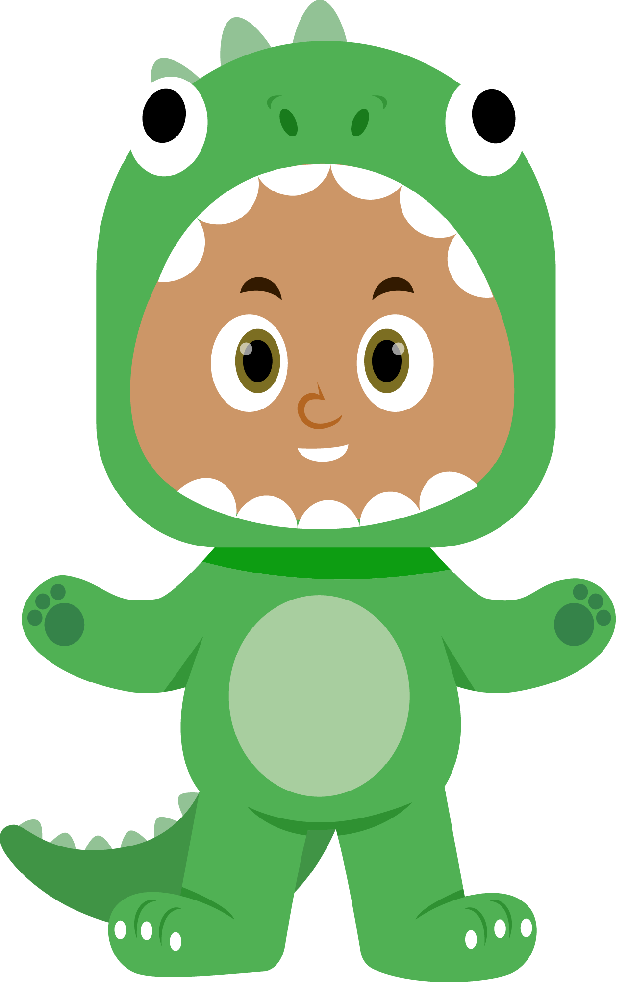 Preview for Dinosaur-costume-cartoon-character-halloween-costume-sticker-65512