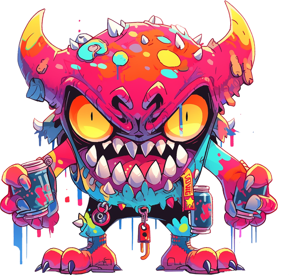 Preview for Cartoon-monster-illustration-monsters-sticker-617d7