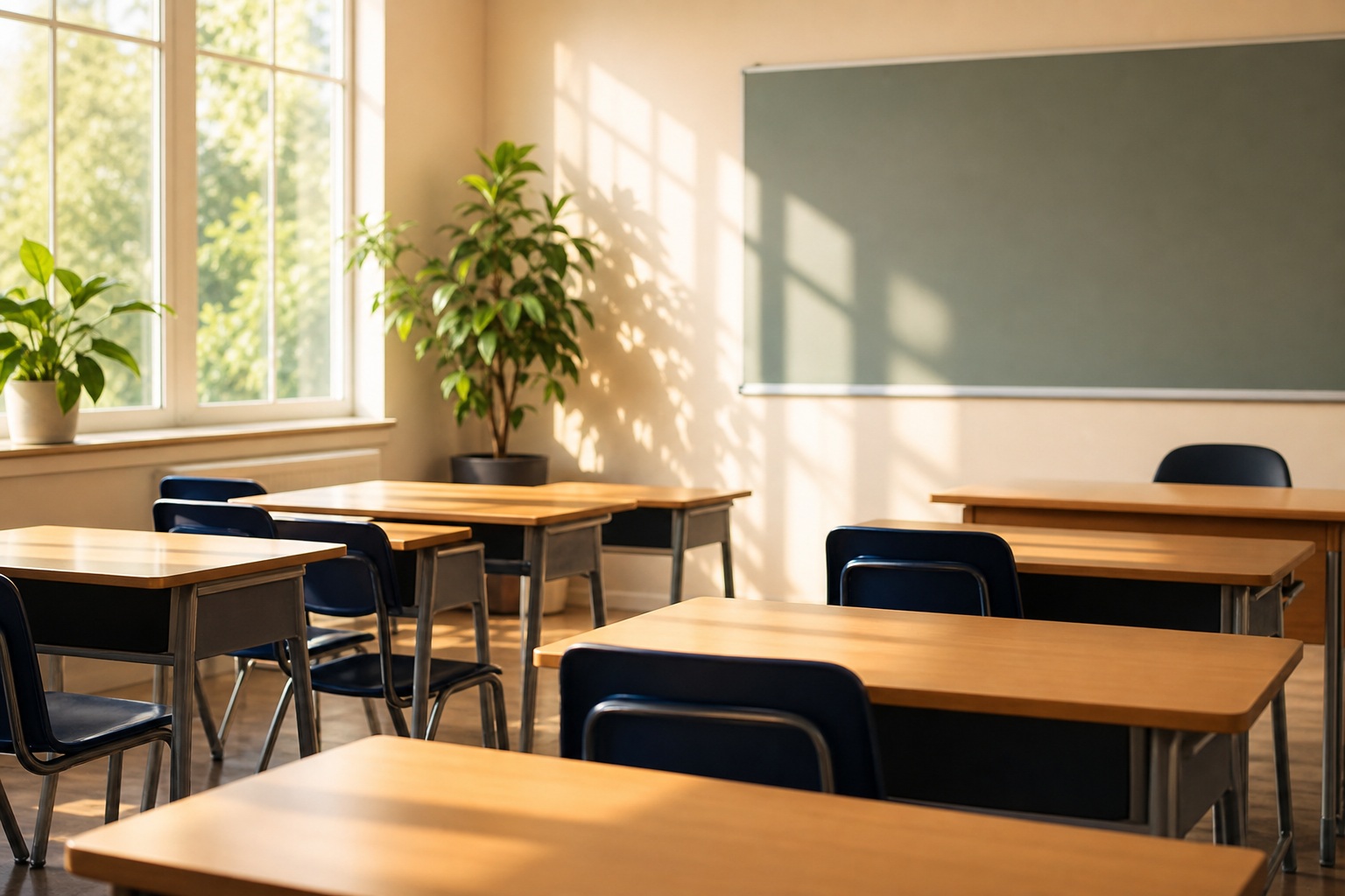 Preview for Classroom Learning Background Stock Image