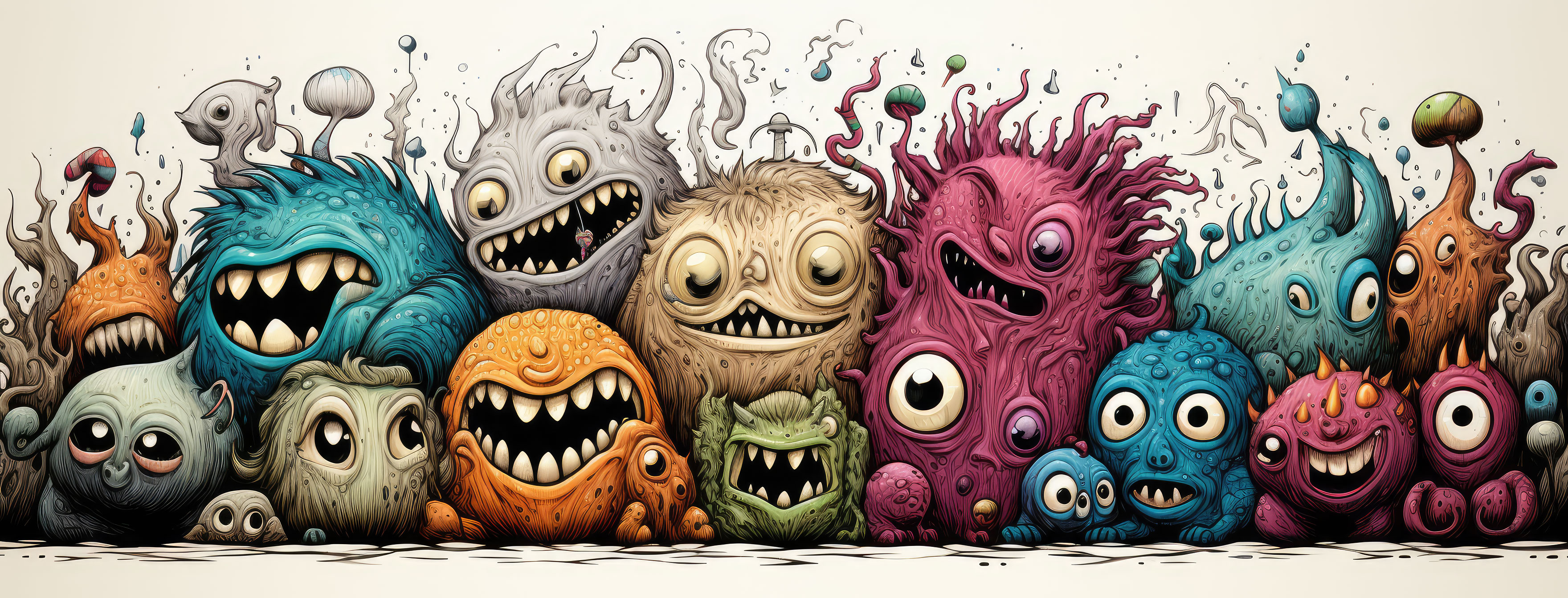 Preview for Whimsical-cartoon-monsters-illustration-halloween-cover-backgrou-ced46