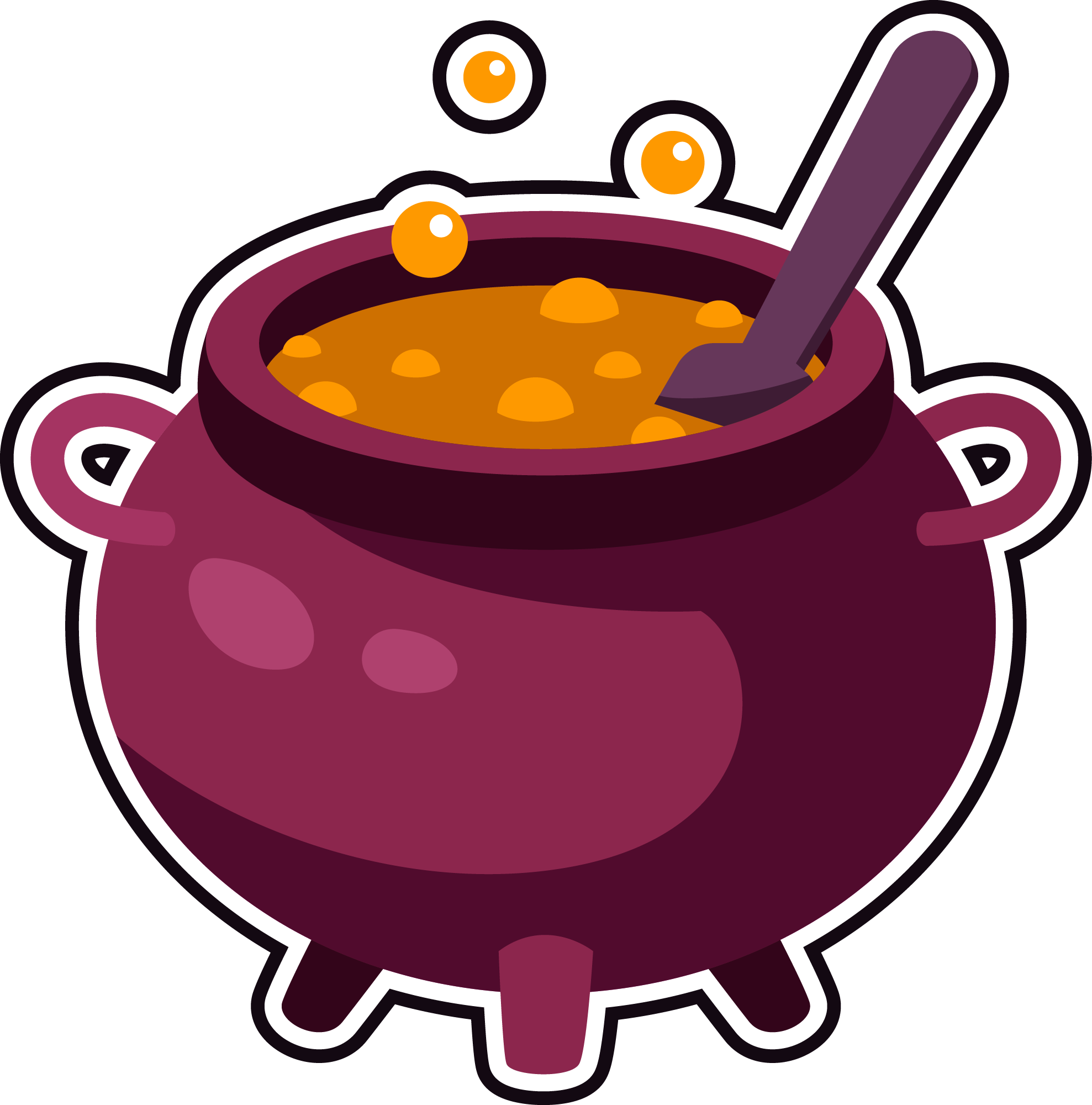 Preview for Magical-cauldron-illustration-witches-sticker-e3f47