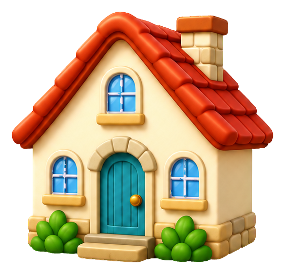 Preview for 3d Cozy Cottages Red Roof Cottage
