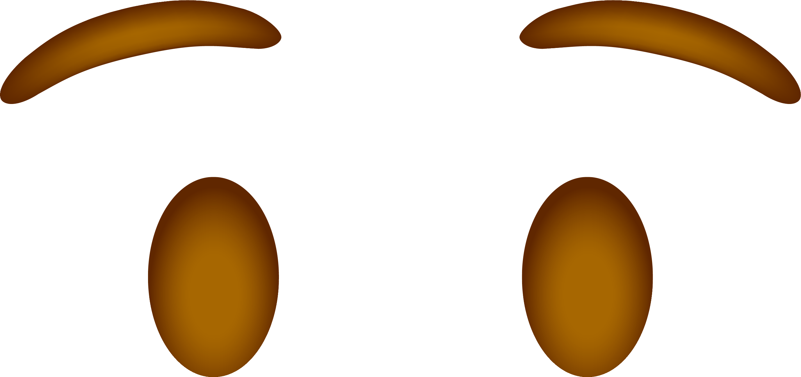 Preview for Orange-eyes-black-background-emoji-eyes-sticker-6a04b