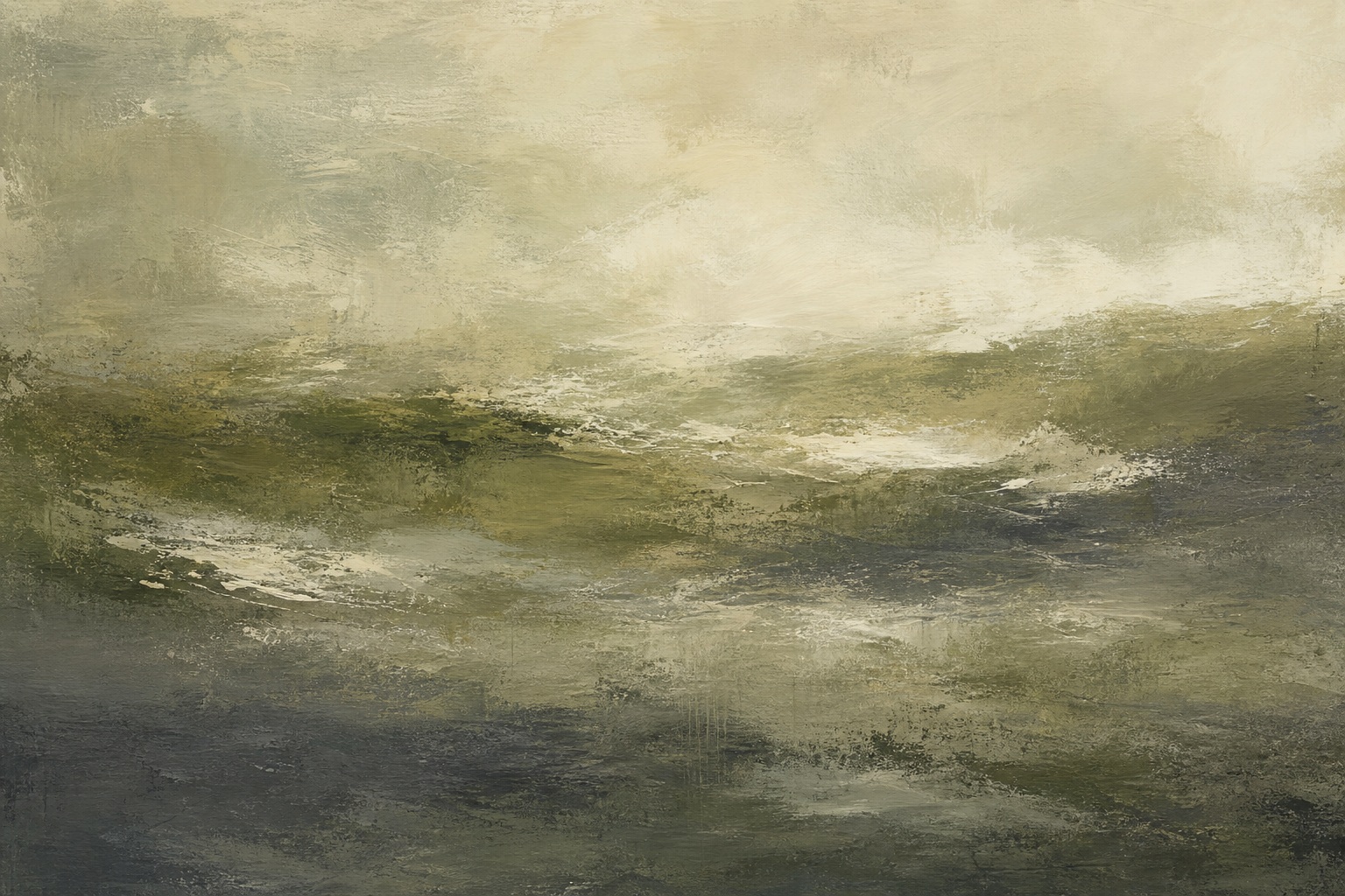 Preview for Moss Cream Brushed Pigment Horizon Background