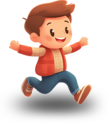 Preview for Happy-cartoon-boy-jumping-character-sticker-b50e9