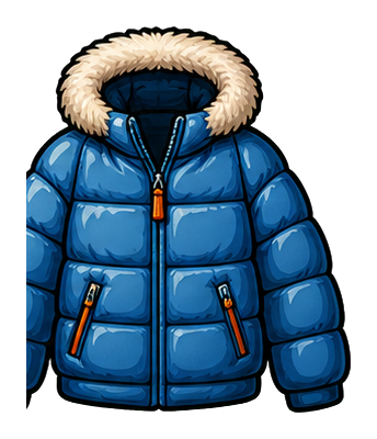 Preview for Puffy Jacket Sticker