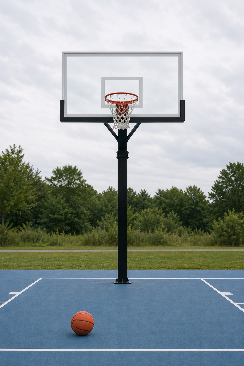 Preview for Vertical Basketball Hoop Stock Background