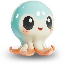 Preview for Cartoon-octopus-illustration-animal-sticker-8358c