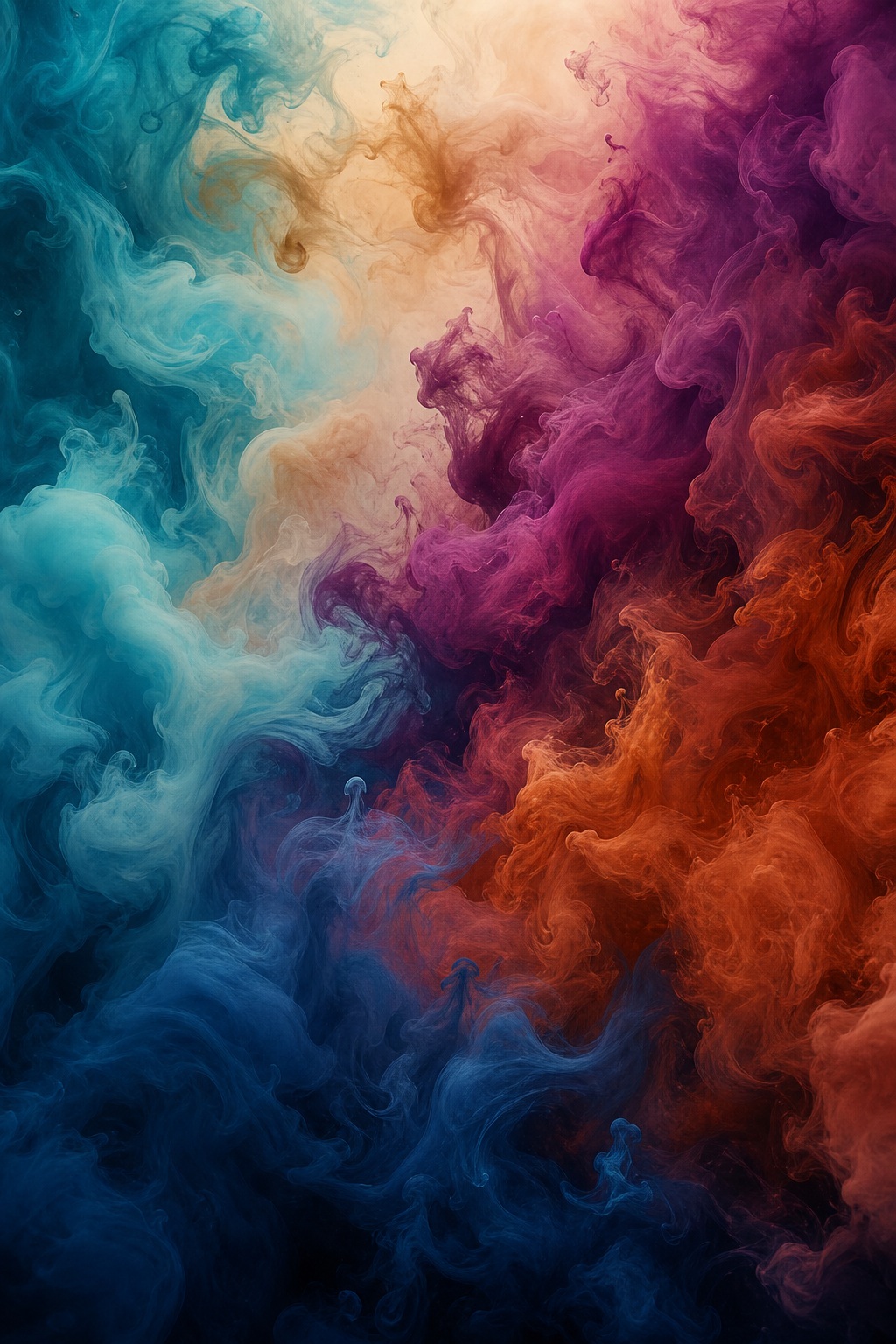 Preview for Abstract Fluid Ink Cloud Background