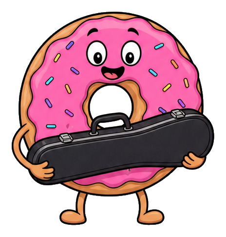 Preview for Donut Trombone Case Sticker