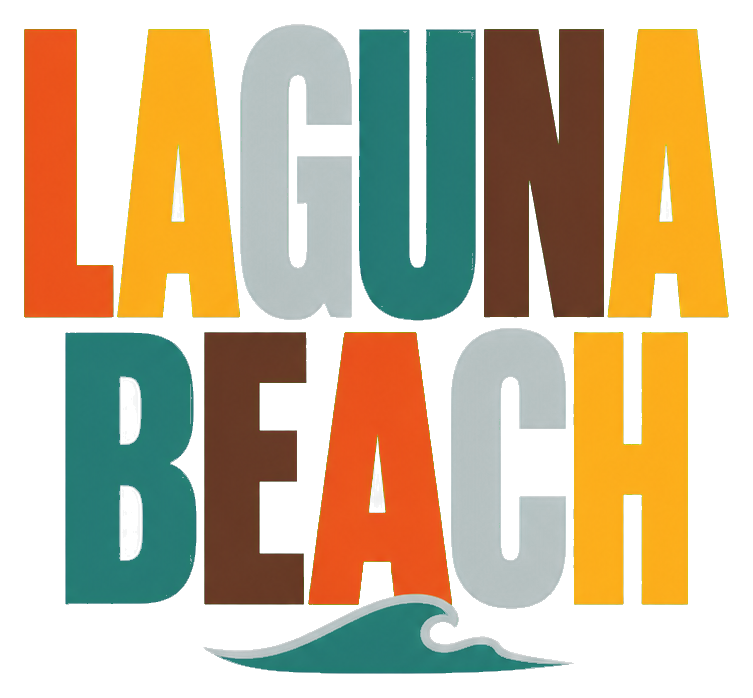 Preview for Laguna Beach Retro Text Sticker