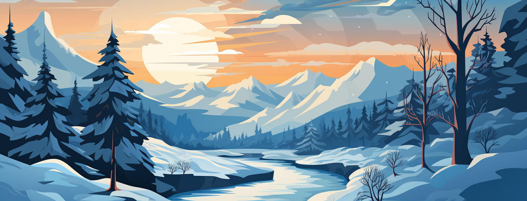 Preview for Winter-landscape-illustration-christmas-cover-background-904fa