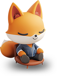 Preview for Serene-fox-figurine-character-sticker-fac9b