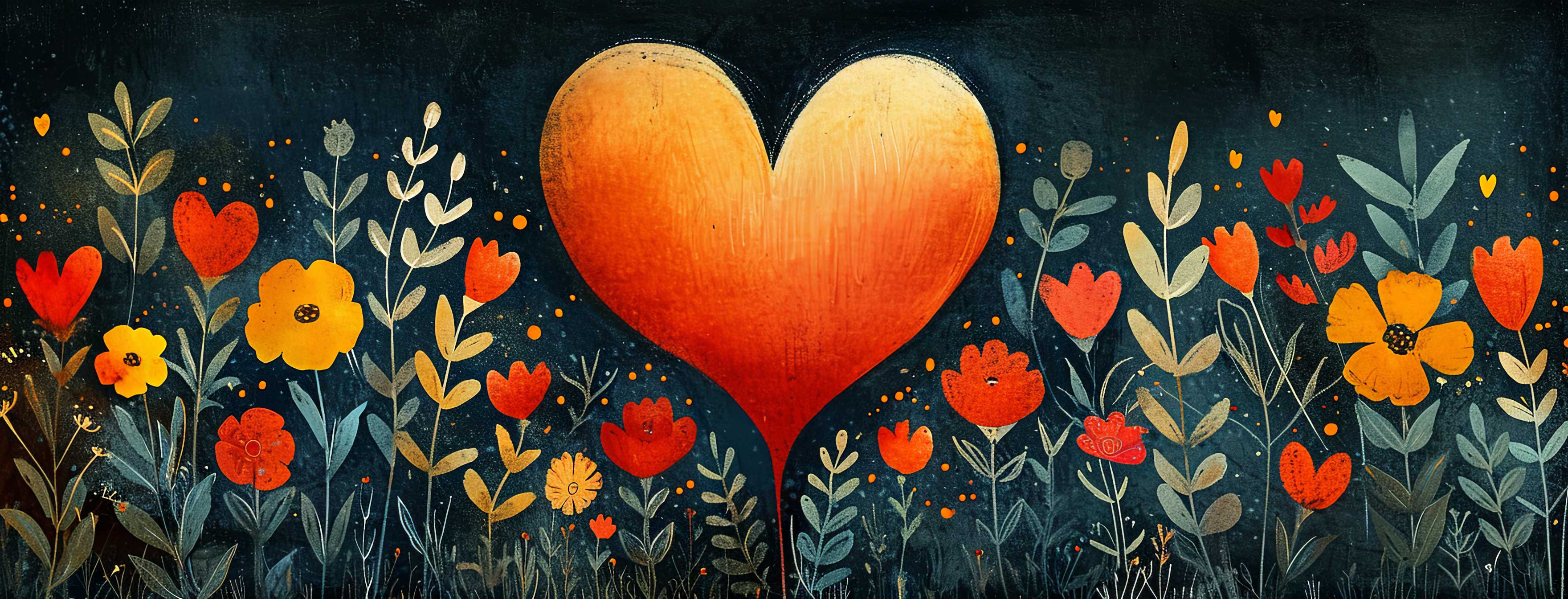 Preview for Heart-among-flowers-heart-cover-background-cbcd9