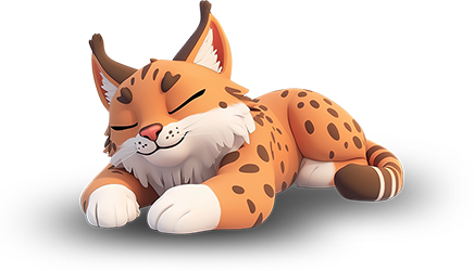 Preview for Sleeping-cartoon-cat-animal-sticker-7d033